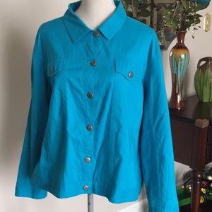 Chico’s size 3 blue jacket